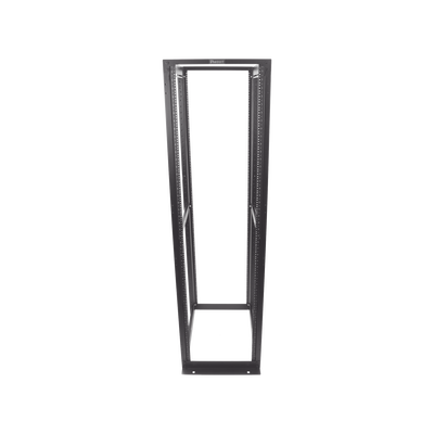 Rack de Cuatro Postes Estándar de 19" Rieles Numerados y Roscados #12-24 Profundidad Máxima de 30 in 45 Unidades de Rack Color Negro