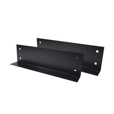 Rack de 2 Postes Estándar 19" 42 Unidades Fabricado en Acero Base "L" para Anclar a Piso.
