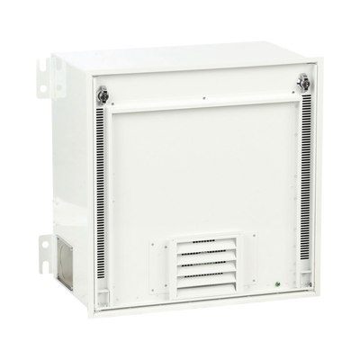 Gabinete PanZone Premium de Montaje en Techo Con 2 UR Para Equipo Activo y 6 UR Para Paneles de Parcheo Fabricado en Acero Color Blanco