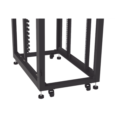 Gabinete para Telecomunicaciones Rack Estándar de 19" 42UR 600 mm Ancho x 1000 mm Profundidad. Fabricado en Acero Se envía el Gabinete Armado.