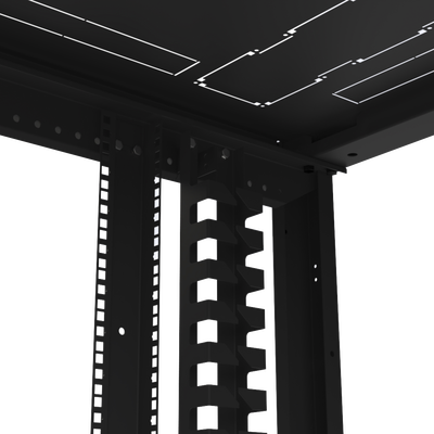 Gabinete Profesional para Telecomunicaciones de 37UR 600 mm de Ancho x 1200 mm de Profundidad.