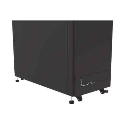 Gabinete Profesional para Telecomunicaciones de 45UR 1200 mm Profundidad Incluye 2 Organizadores Verticales de 45 Unidades de Rack Se envía el Gabinete Armado.