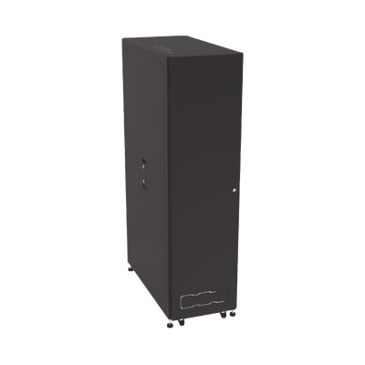 Gabinete Profesional para Telecomunicaciones de 45UR 1200 mm Profundidad Incluye 2 Organizadores Verticales de 45 Unidades de Rack Se envía el Gabinete Armado.