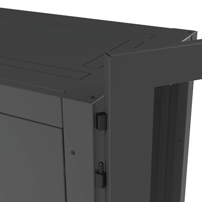 Gabinete Profesional para Telecomunicaciones de 48UR 600 mm de Ancho x 1000 mm de Profundidad.
