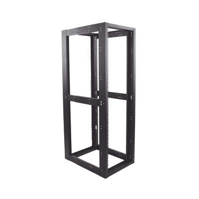 Rack Estándar 19" de 4 Postes Acero 37 Unidades Profundidad Ajustable.