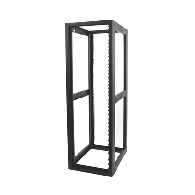 Rack Estándar 19" de 4 Postes Acero 37 Unidades Profundidad Ajustable.