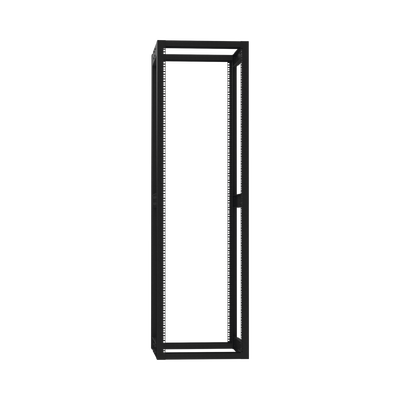 Rack Estándar 19" de 4 Postes Acero 42 Unidades Profundidad Ajustable.