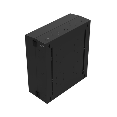 Gabinete de Pared con Rack Horizontal de 6 UR con Ventanilla de Inspección Se envía el Gabinete Armado.