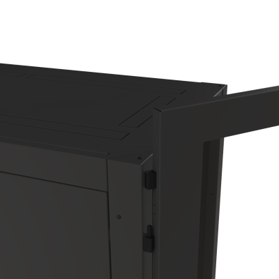 Gabinete para Telecomunicaciones Rack Estándar de 19" 42UR 600 mm Ancho x 1200 mm Profundidad. Fabricado en Acero.