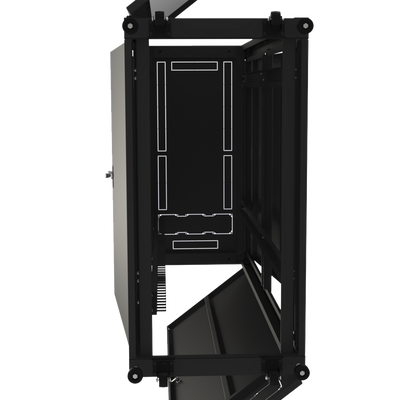 Gabinete para Telecomunicaciones Rack Estándar de 19" 42UR 600 mm Ancho x 1200 mm Profundidad. Fabricado en Acero.