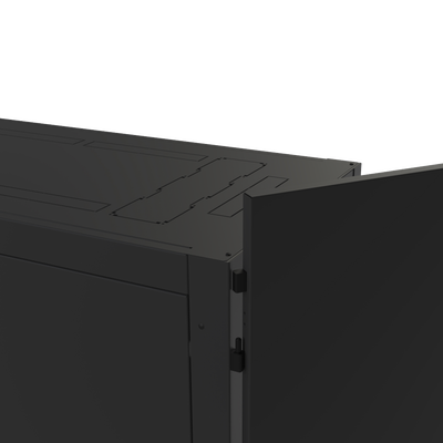 Gabinete para Telecomunicaciones Rack Estándar de 19" 42UR 600 mm Ancho x 1200 mm Profundidad. Fabricado en Acero.