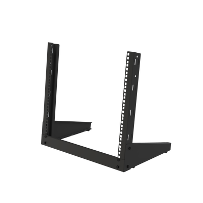 Rack de 19" 9 UR Para Uso en Mesa. Ideal para Instalaciones Temporales / Pruebas / Exhibición