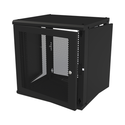 Gabinete de Pared Fijo Puerta Perforada Rack 19in de 12 Unidades de Rack