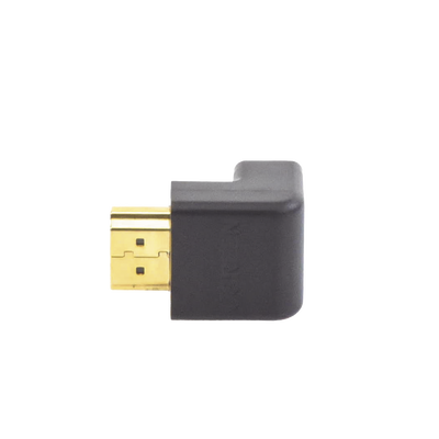Adaptador HDMI de 90 Grados Macho a Hembra / Hacia Arriba / HDMI 2.0 4K@60Hz / Proporciona Flexibilidad Sin Doblar los Cables HDMI