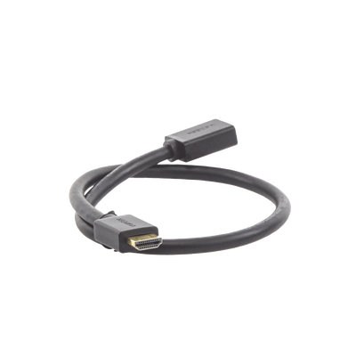 Cable extensor HDMI de 0.5M / 4K@60Hz / 3D / HDR / Macho a Hembra / Núcleo de cobre estañado / Transmisión estable.