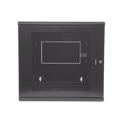 Gabinete PanZone de Montaje en Pared de 19in Puerta Ventilada 12 UR 635mm de Profundidad Color Negro