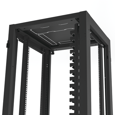 Gabinete para Telecomunicaciones Rack Estándar de 19" 42UR 600 mm Ancho x 600 mm Profundidad. Fabricado en Acero Se envía el Gabinete Armado.