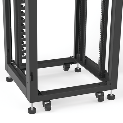Gabinete para Telecomunicaciones Rack Estándar de 19" 42UR 600 mm Ancho x 600 mm Profundidad. Fabricado en Acero Se envía el Gabinete Armado.