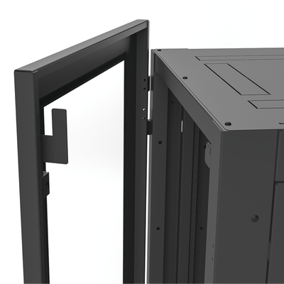 Gabinete Profesional para Telecomunicaciones de 19in Instalación a Piso 24UR 600 mm Profundidad Se envía el Gabinete Armado.