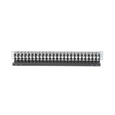 Patch Panel Z-MAX de 48 puertos Blindado Precargado con Jacks Categoría 6A Plano 1UR