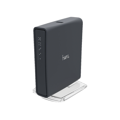 (hAP ac lite Tower) 5 Puertos Fast Ethernet WiFi Doble Banda 802.11ac Base tipo Torre