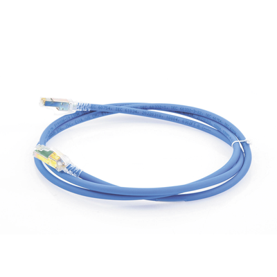 Patch Cord Z-MAX Cat6A UTP CM 5ft Color Azul Versión Bulk (Sin Empaque Individual)