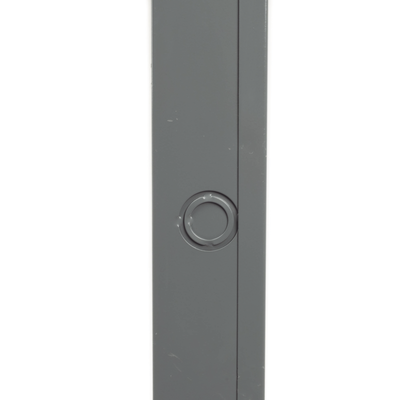 Ducto cuadrado embisagrado 6.5 x 6.5 cm  fabricado en lámina de acero al carbón  hasta 67 cables Cat6   incluye cople con tornillería y 1 knock out por lado