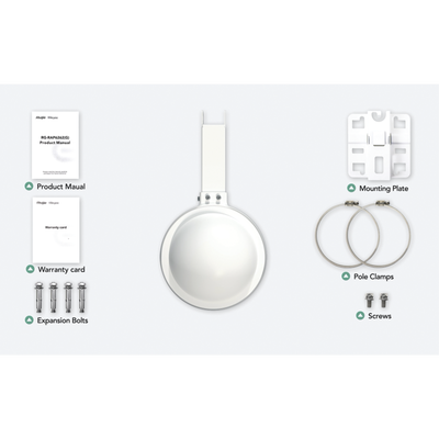 Punto de Acceso Mesh Wi-Fi 6 Exterior IP68 Wi-Fi 6 (802.11ax) 360 grados MU-MIMO2x2 hasta 256 clientes