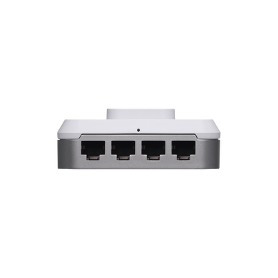 Access Point In Wall HD MU-MIMO 4x4 Wave 2 con 5 puertos (1 PoE entrada 802.3af/at PoE+ 1 PoE salida 48V y 3 Ethernet Passthrough) antena Beamforming ideal para suites