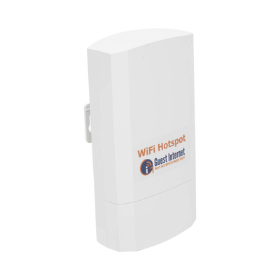 Hotspot inalámbrico 2.4 GHz para exterior antenas sectorial 8 dBi Throughput 75 Mbps ideal para la venta de códigos de acceso a Internet
