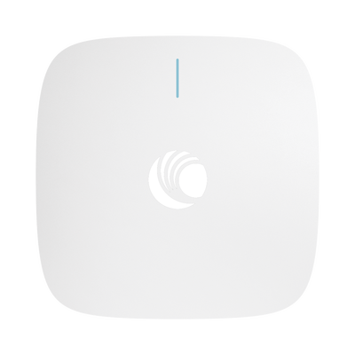 Punto de Acceso Wi-Fi para interior / Omnidireccional cnPilot e410 / Doble banda (2.4 y 5 Ghz) / MU-MIMO 2x2 / Antena Beamforming / Hasta 256 Clientes / Hasta 1.2 Gbps / Gestión centralizada desde nube cnMaestro
