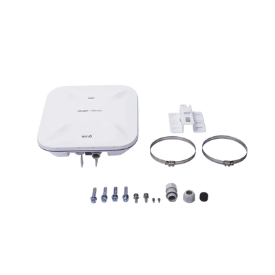 Punto de Acceso Mesh Wi-Fi 6 Industrial para Exterior / 360° / Filtros Anti Interferencia y Auto Optimización con IA