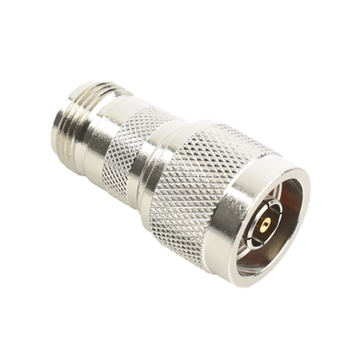 Adaptador en Línea de Conector N Macho Inverso a N Hembra Níquel/ Oro/ Teflón.