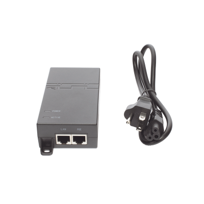 Inyector PoE estándar 802.3at Gigabit (53 V - 0.6 A - 30w)