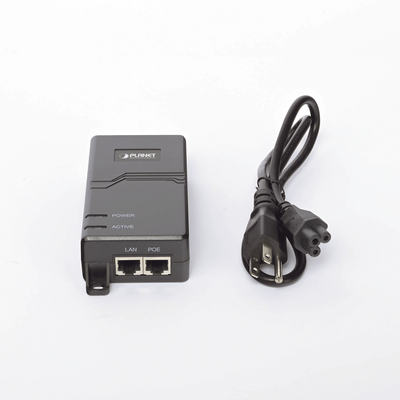 Inyector Ultra PoE 60W 4-pares UTP compatible 802.3af/at Gigabit 10/100/1000 Mbps