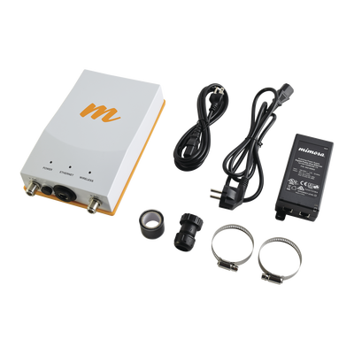 Radio Backhaul PTP MIMO 4X4 4.9 - 6.2 GHz IP67 Velocidad hasta 1.5 Gbps Adaptación automática al entorno Monitoreo a través de la nube