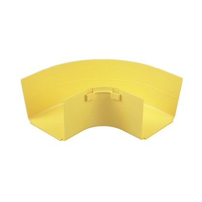 Ángulo Recto a 90º Horizontal Para Canaletas FiberRunner™ 4X4 Color Amarillo