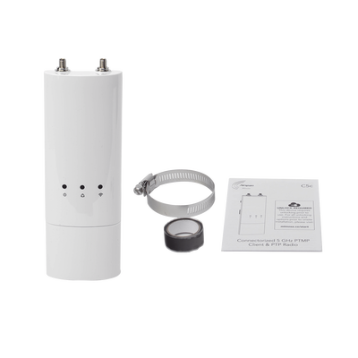 Radio Estación Base de hasta 500 Mbps Frecuencia de 4.9-6.4 GHz IP67 2x2:2 MIMO Monitoreo a través de la nube Adaptación automática al entorno.