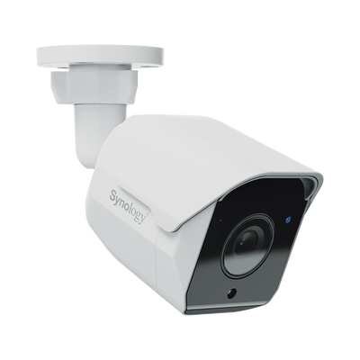 Cámara de Vigilancia BC500 | 5 Megapíxeles (2880x1620) | Lente 2.8 mm (110° H) | Visión Nocturna 30 mts | IP67 | IA para Detección de Personas y Vehículos | Compatible con Surveillance Station | Almacenamiento en mic