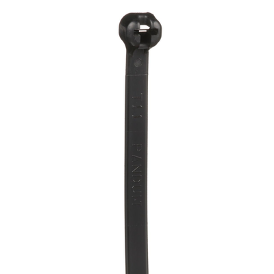 Cincho de Nylon 6.6 Dome-Top® Con Lengüeta de Bloqueo de Acero Inoxidable 203 mm largo x 4.7mm ancho Color Negro Exterior Resistente a Rayos UV Paquete de 1000pz