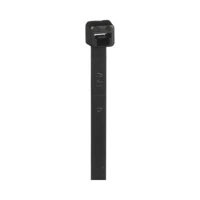 Cincho de Nylon 6.6 de Bloqueo 188 mm largo x 4.8mm ancho Color Negro Exterior Resistente a Rayos UV Paquete de 1000pz