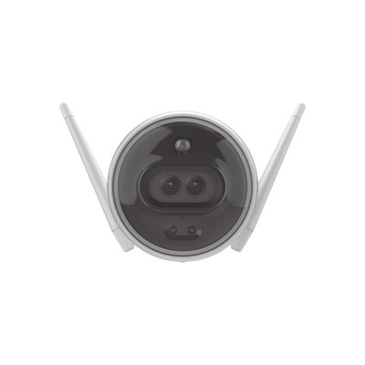 Bala IP 2 Megapíxel / Wi-Fi / Doble Lente / COLORES EN OSCURIDAD / Deteccion de Personas o Vehículos / Cruce de Línea / Intrusión a un área / Audio de dos vías / Luz Estroboscópica / Sirena / MicroSD