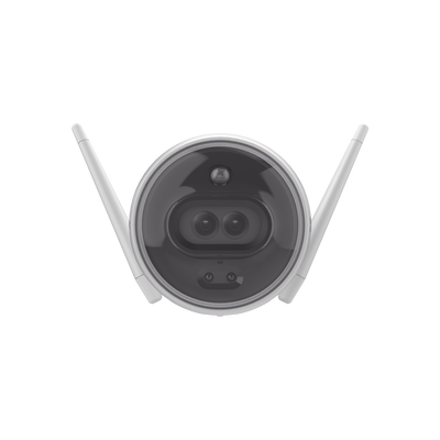 Bala IP 2 Megapíxel / Wi-Fi / Doble Lente / COLORES EN OSCURIDAD / Deteccion de Personas o Vehículos / Cruce de Línea / Intrusión a un área / Audio de dos vías / Luz Estroboscópica / Sirena / MicroSD