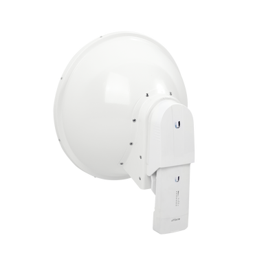 Antena Direccional airFiber X ideal para enlaces Punto a Punto (PtP) frecuencia 5 GHz (5.1 - 5.9 GHz) de 23 dBi slant 45