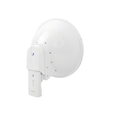 Antena Direccional airFiber X ideal para enlaces Punto a Punto (PtP) frecuencia 5 GHz (5.1 - 5.9 GHz) de 23 dBi slant 45