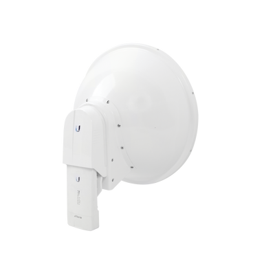 Antena Direccional airFiber X ideal para enlaces Punto a Punto (PtP) frecuencia 5 GHz (5.1 - 5.9 GHz) de 23 dBi slant 45
