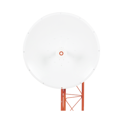 Antena direccional de 3ft 4.9 a 6.5 GHz Ganancia 34 dBi Conectores N-hembra Polarización doble incluye montaje para torre o mástil