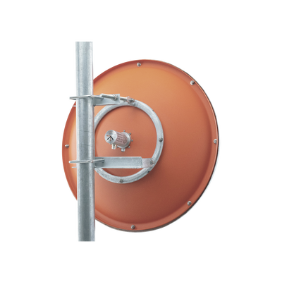 Antena altamente Direccional / 3 ft / 4.9-6.4 GHz / Diseñada para ambientes salinos / Ganancia 34 dBi / SLANT de 45 ° y 90 ° / Incluye radomo jumper y montaje de acero inoxidable.