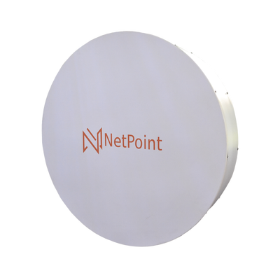 Antena de parabola profunda blindada con supresión al ruido de 4 ft 4.9-6.4 GHz Ganancia 37 dBi con SLANT de 45 ° y 90 ° ideal para hasta 100 km Conectores N-hembra montaje con alineación milimétrica.