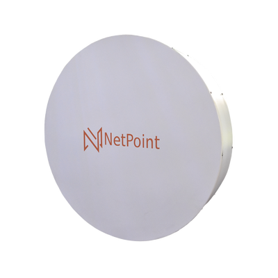 Antena de parabola profunda blindada con supresión al ruido de 6 ft 4.9-6.4 GHz Ganancia 41 dBi con SLANT de 45 ° y 90 ° ideal para distancias superiores a 100 km Conectores N-hembra montaje con alineación milimétrica.